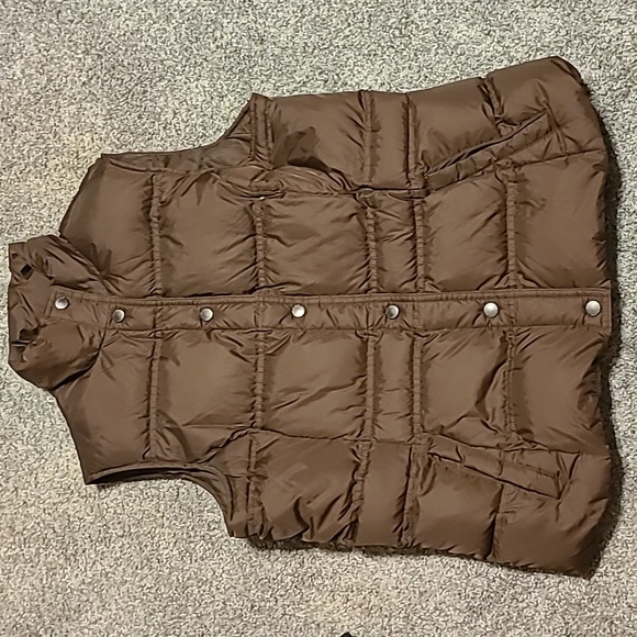 Lands' End Puffer Vests - Black, Brown, Blue, and Navy Medium Set - Picture 3 of 6